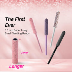 MelodySusie super long small sanding bands for detailed nail prep and shaping