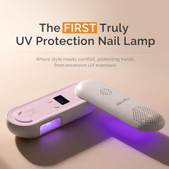 MelodySusie UV protection design pink shields skin during gel curing
