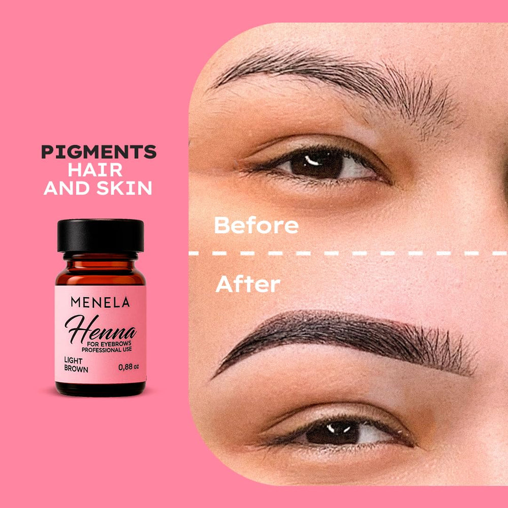 Menela eyebrow fixer 15ml bottle for long-lasting color