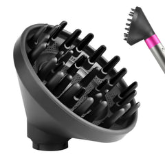 MengTiger diffuser attachment for Dyson Airwrap enables professional at-home styling with defined curls.