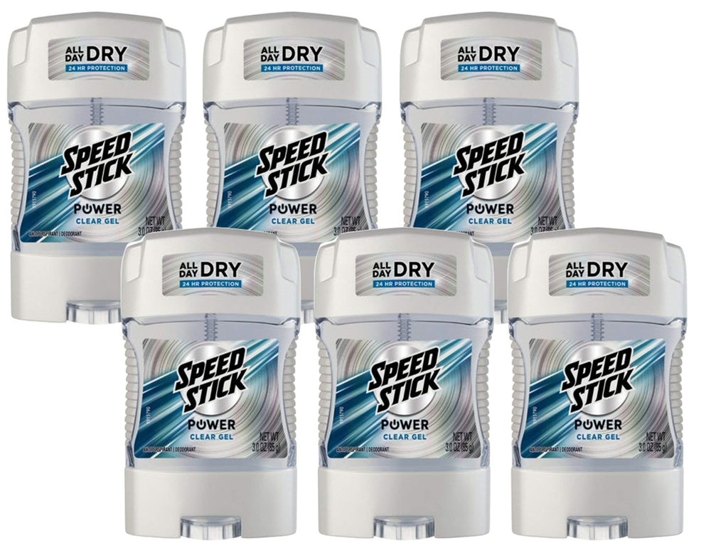 Mennen Speed Stick Power bottle front shows 24-hour protection for active daily wear