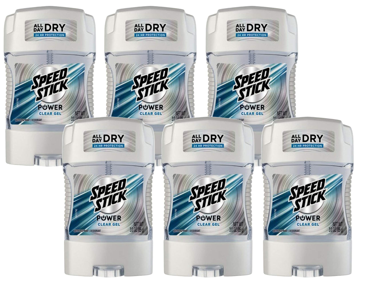 Mennen Speed Stick Power bottle front shows 24-hour protection for active daily wear