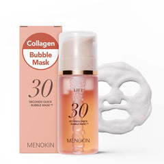 MENOKIN quick bubble mask lift action delivers refreshed, radiant skin in seconds.
