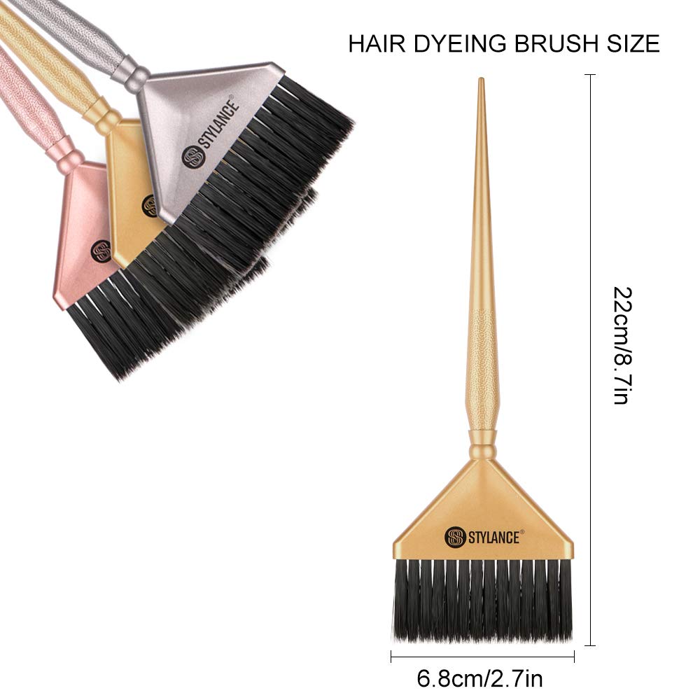 MEN'S GROOMING BARBER PRO ergonomic handle brush for comfortable, precise color application.