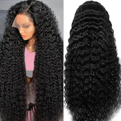 Mepurer 13x6 deep-wave Brazilian-hair wig offers soft look and versatility.