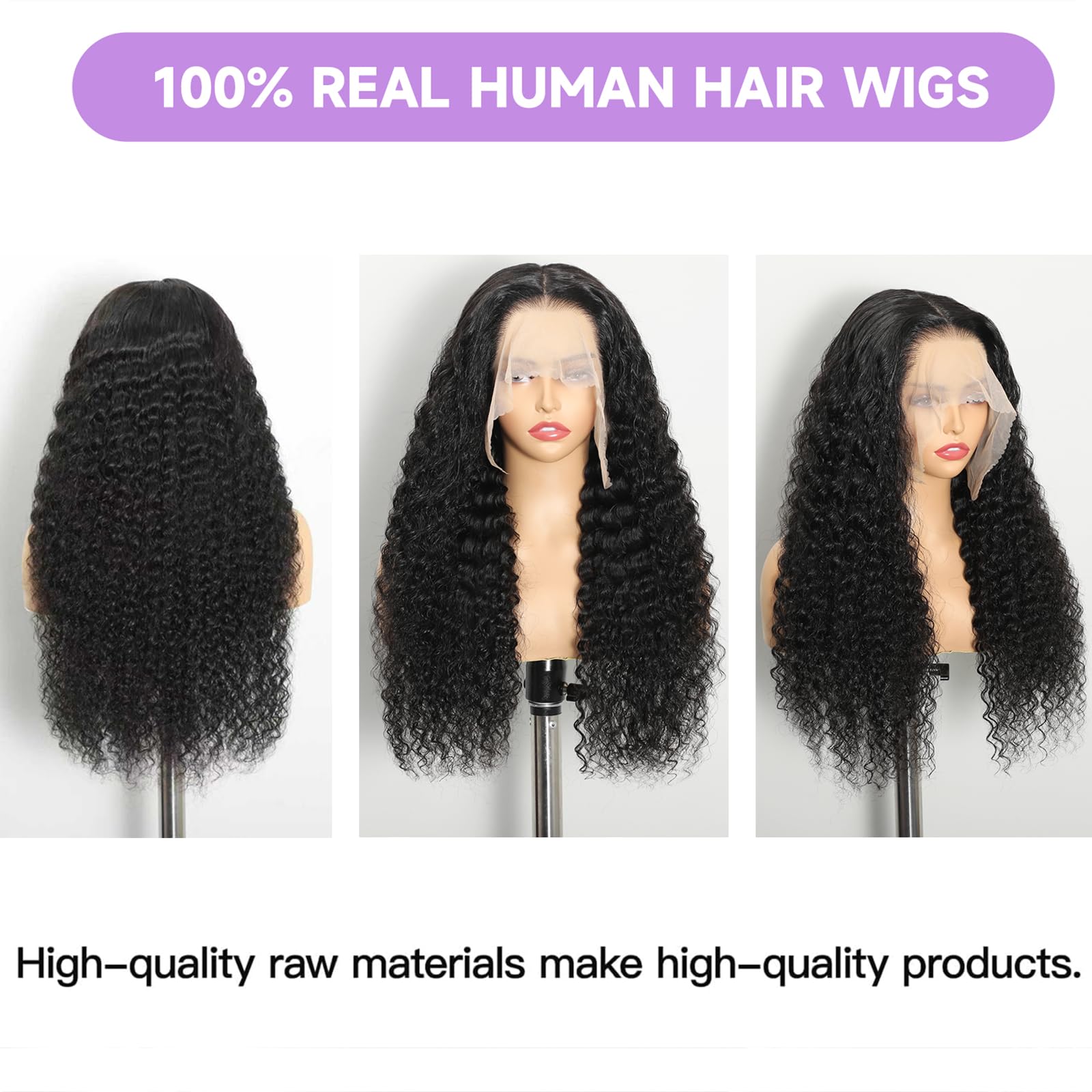 Mepurer heat-styling-friendly-wig supports straightening or curling for different looks.