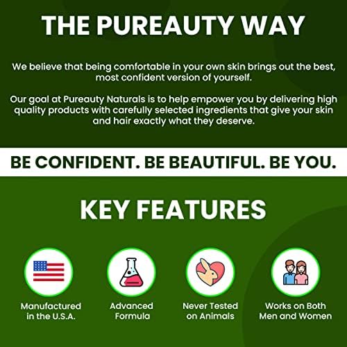 Meraz Pureauty Naturals Biotin Hair Growth Serum compact packaging for travel.