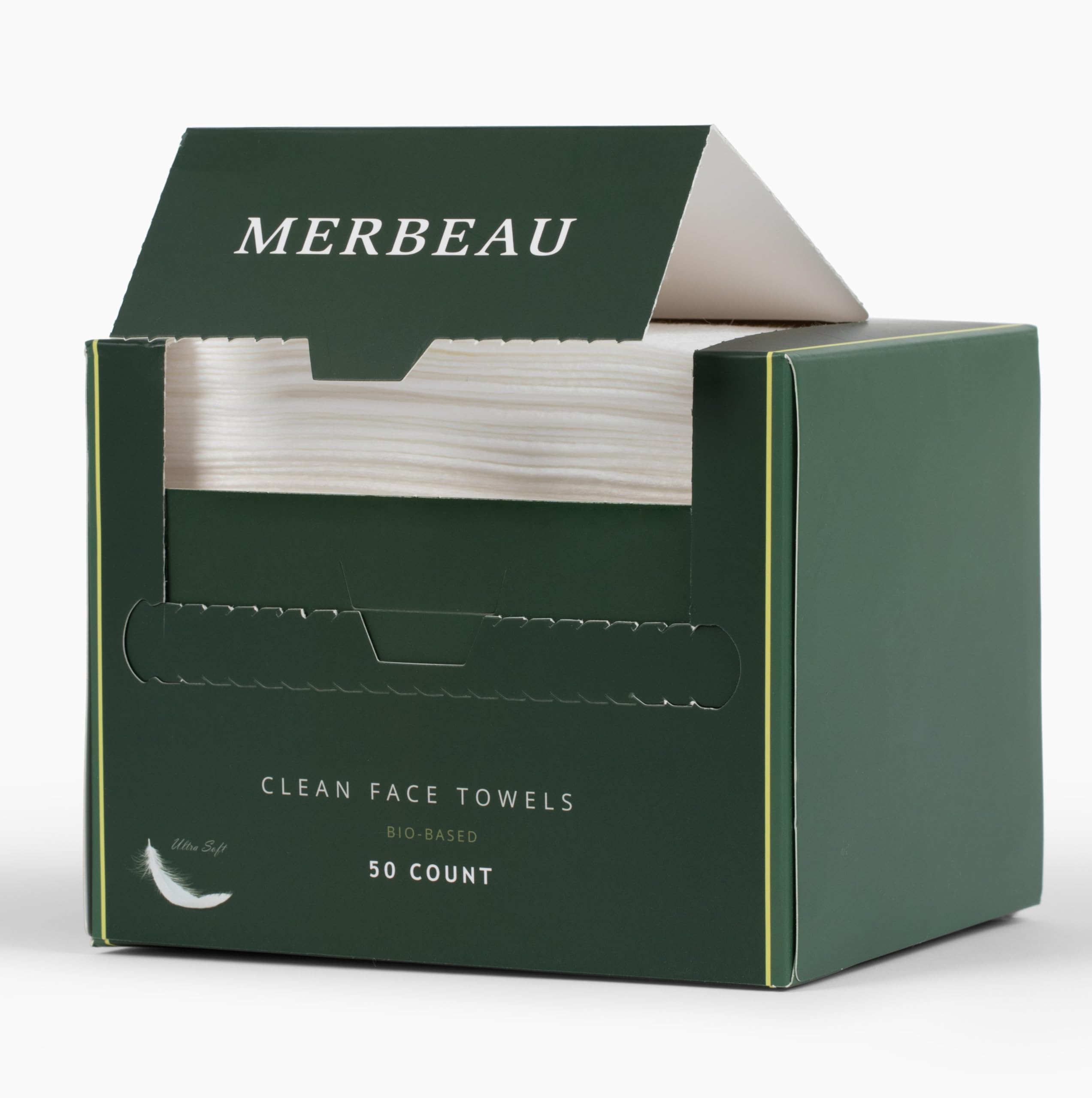Merbeau Clean Facial Towels ultra-soft texture for daily cleansing