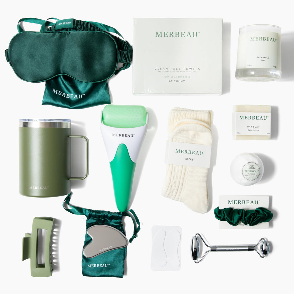 Merbeau tumbler mug for cozy beverages during self-care rituals.