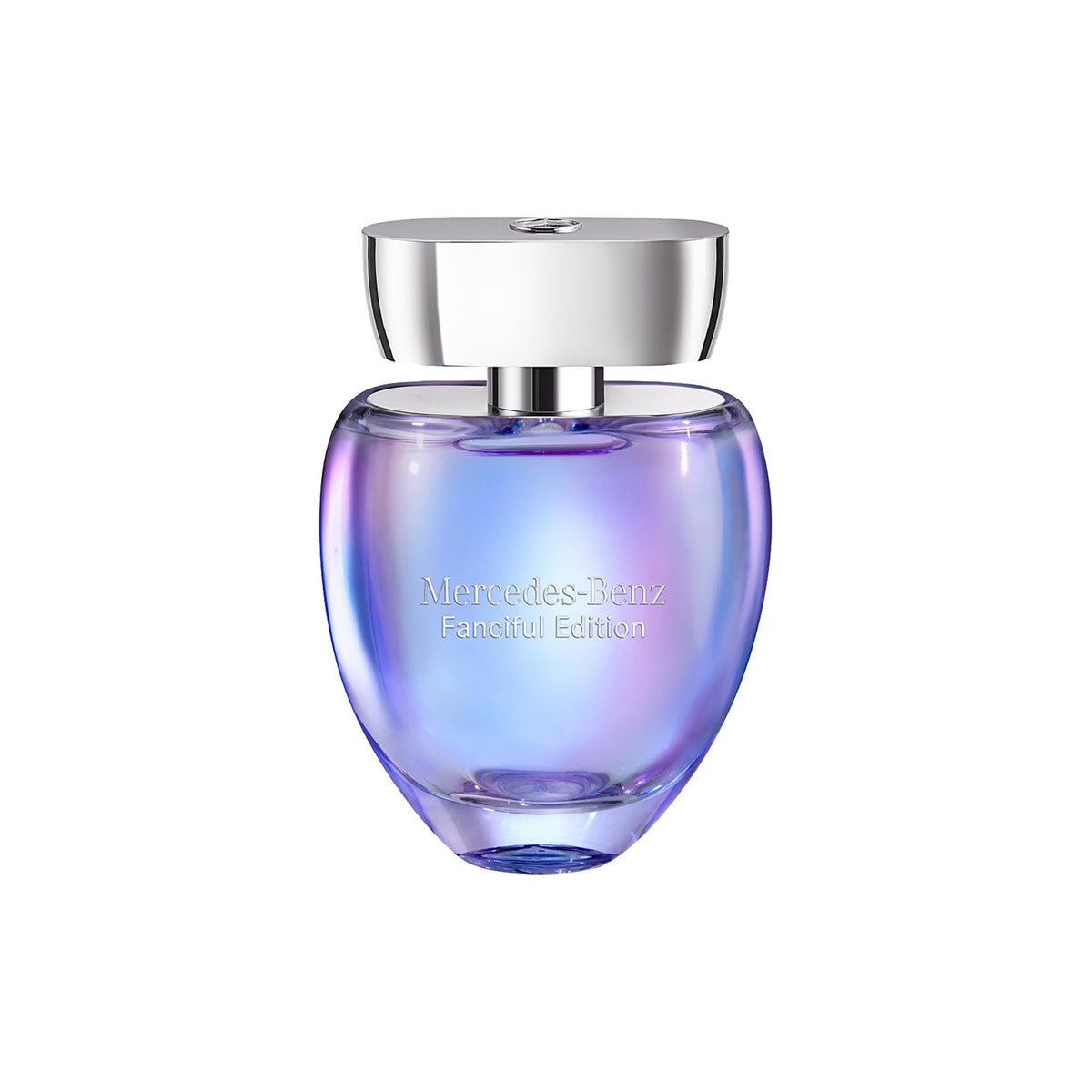Mercedes-Benz Fanciful EDT bottle shows citrus charm for daytime confidence.