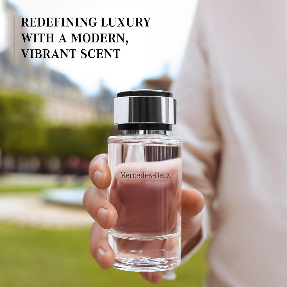 Mercedes-Benz For Men woody notes emphasize timeless masculinity