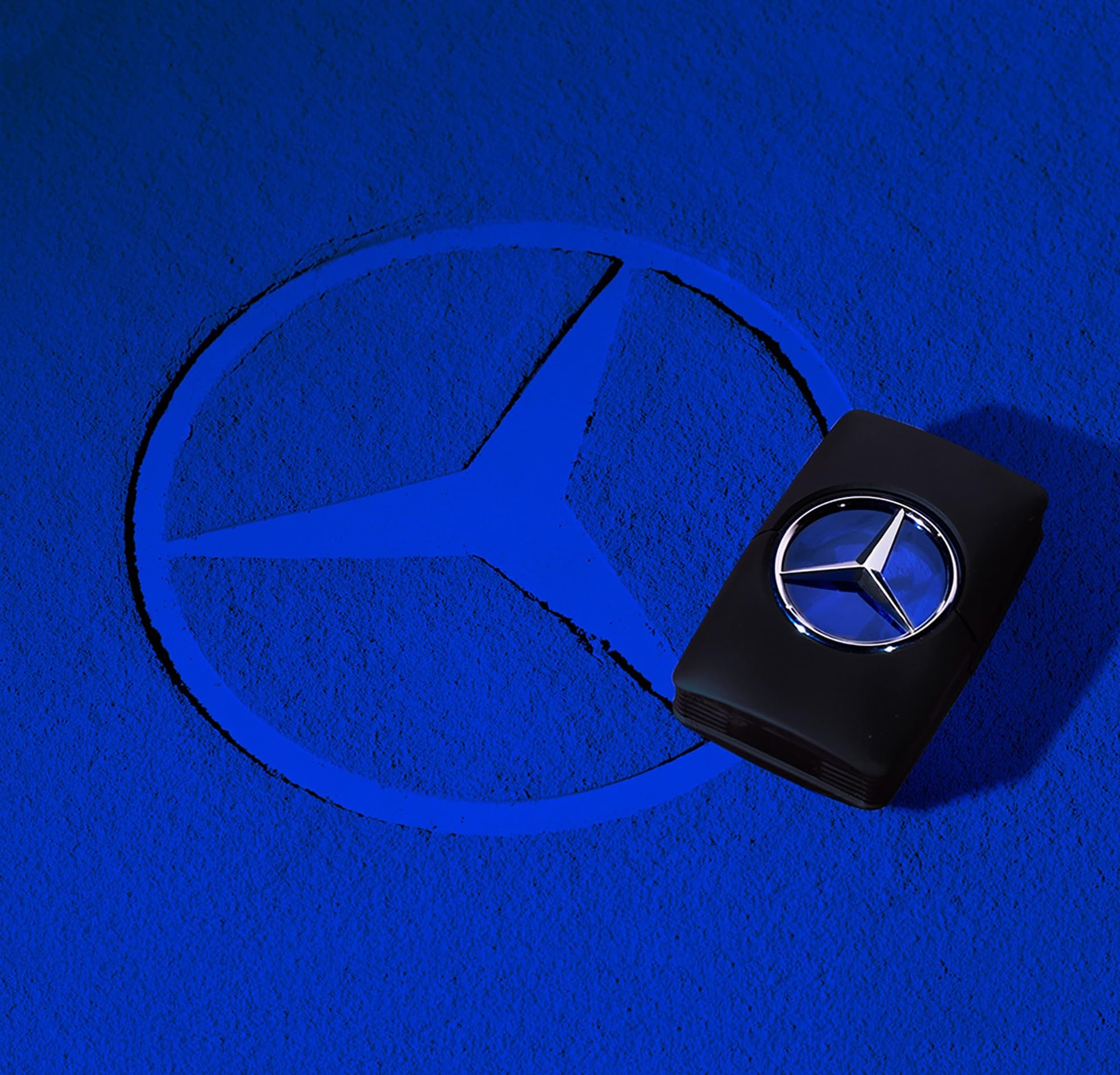 Mercedes-Benz Man master perfumers collaboration highlighted on packaging