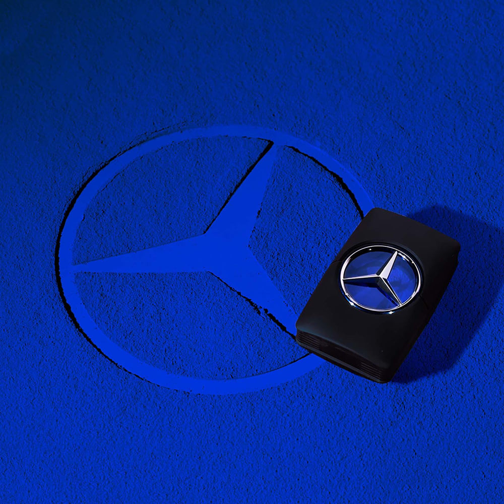 Mercedes-Benz Man packaging conveys gift-ready elegance for special occasions.