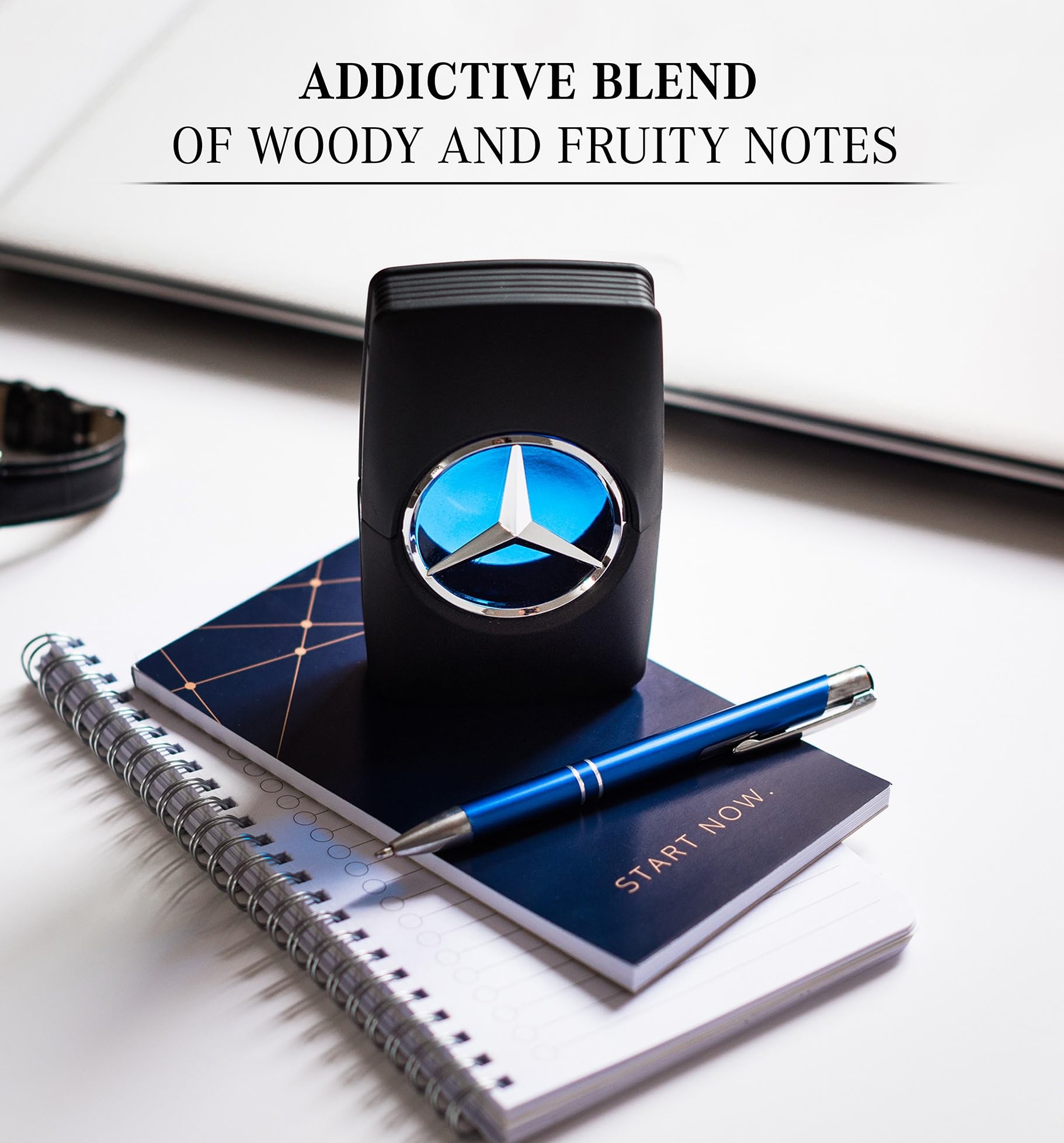 Mercedes-Benz Man pear note on label suggests fresh opening