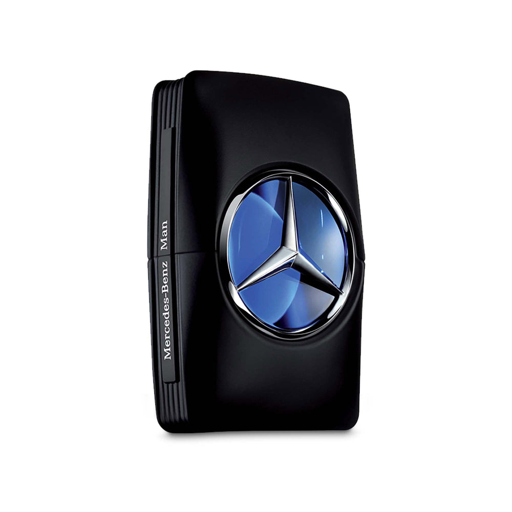 Mercedes-Benz Man bottle with pear top notes for everyday freshness.