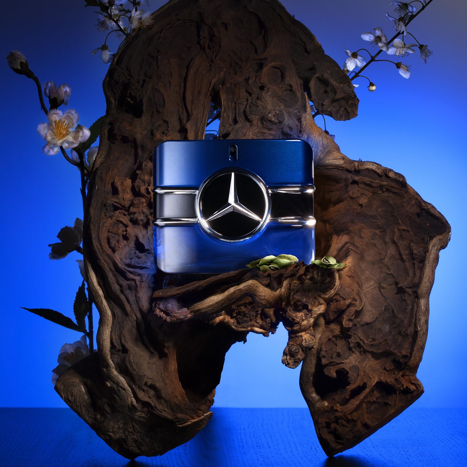Mercedes-Benz Sign floral heart notes image showcases lavender and orange blossom.