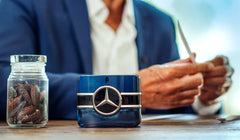 Mercedes-Benz Sign long lasting scent image conveys durable daily presence.