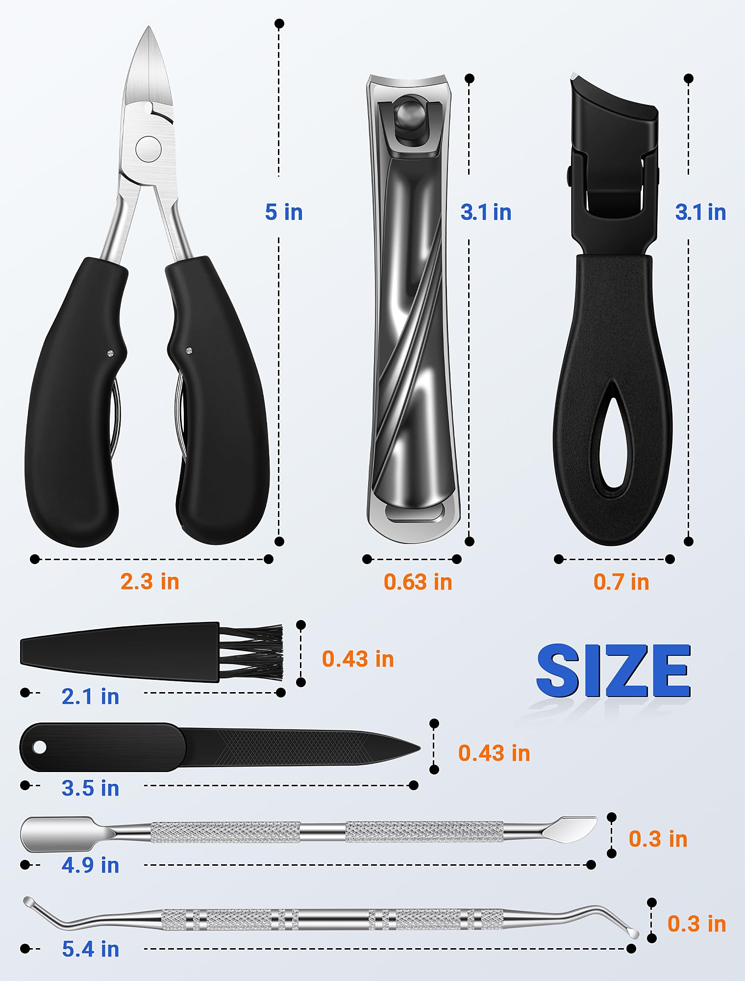 MERDTTES cuticle pusher aids gentle nail maintenance.