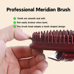 Meridian Brush Massage anti-slip grip ensures secure, comfortable use.