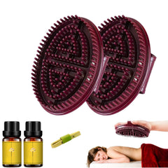 Meridian Brush Massage tooth-design head for precise, gentle body massage.