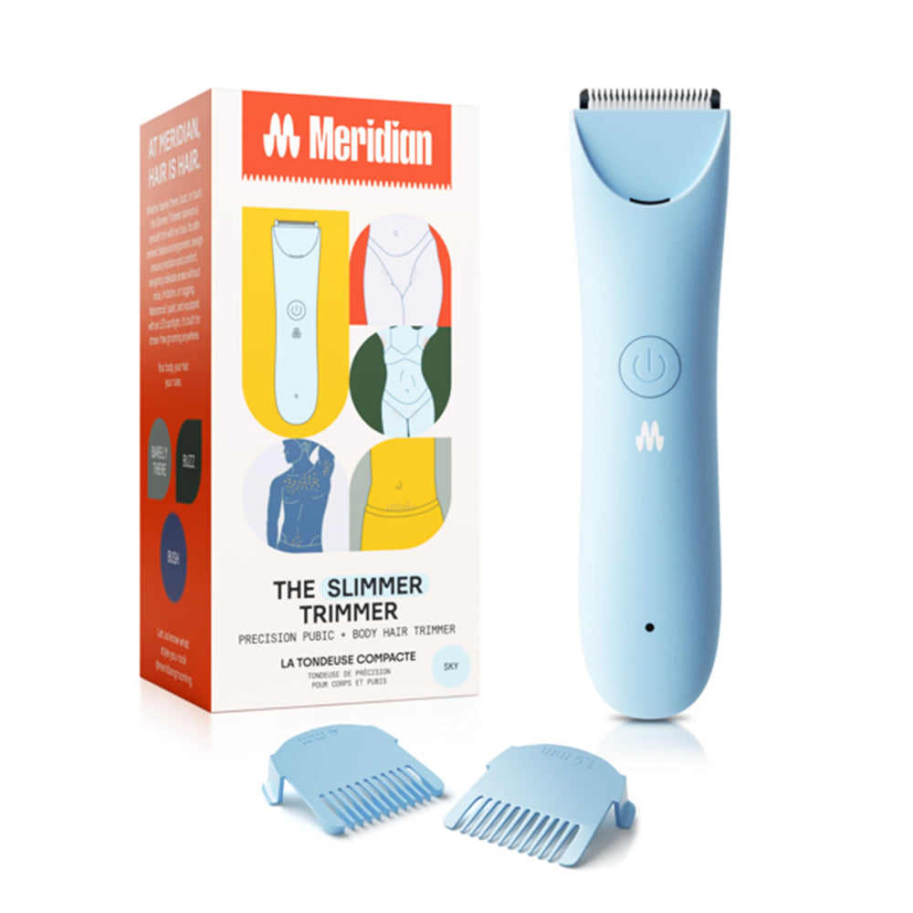 MERIDIAN Slimmer Trimmer compact design supports easy bikini-area grooming