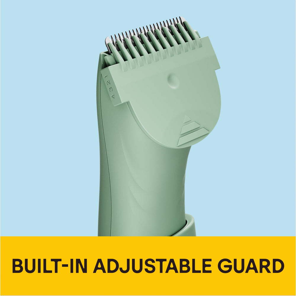 Meridian The Trimmer Plus travel lock protects against accidental activation during travel.
