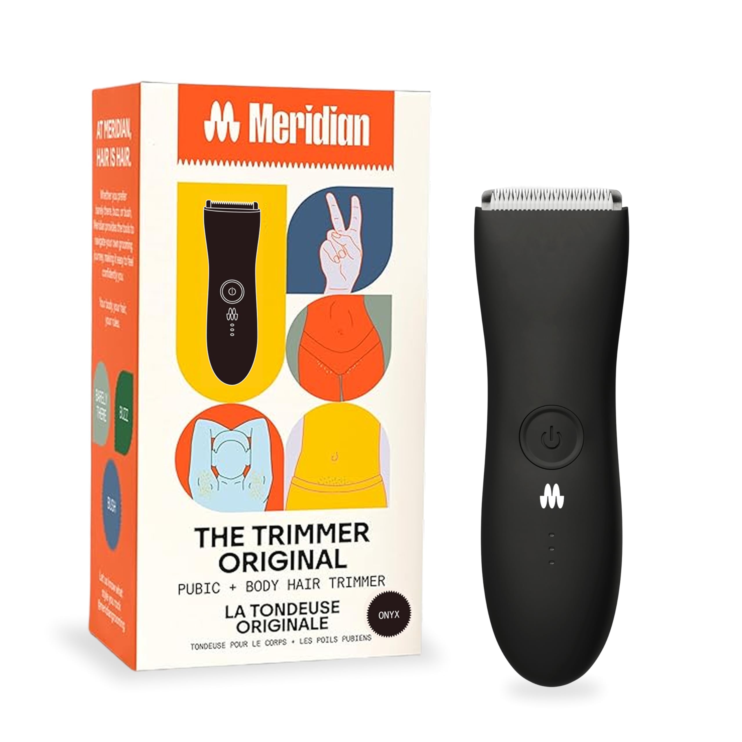 Meridian Trimmer Original closeup ceramic blade for irritation-free trimming