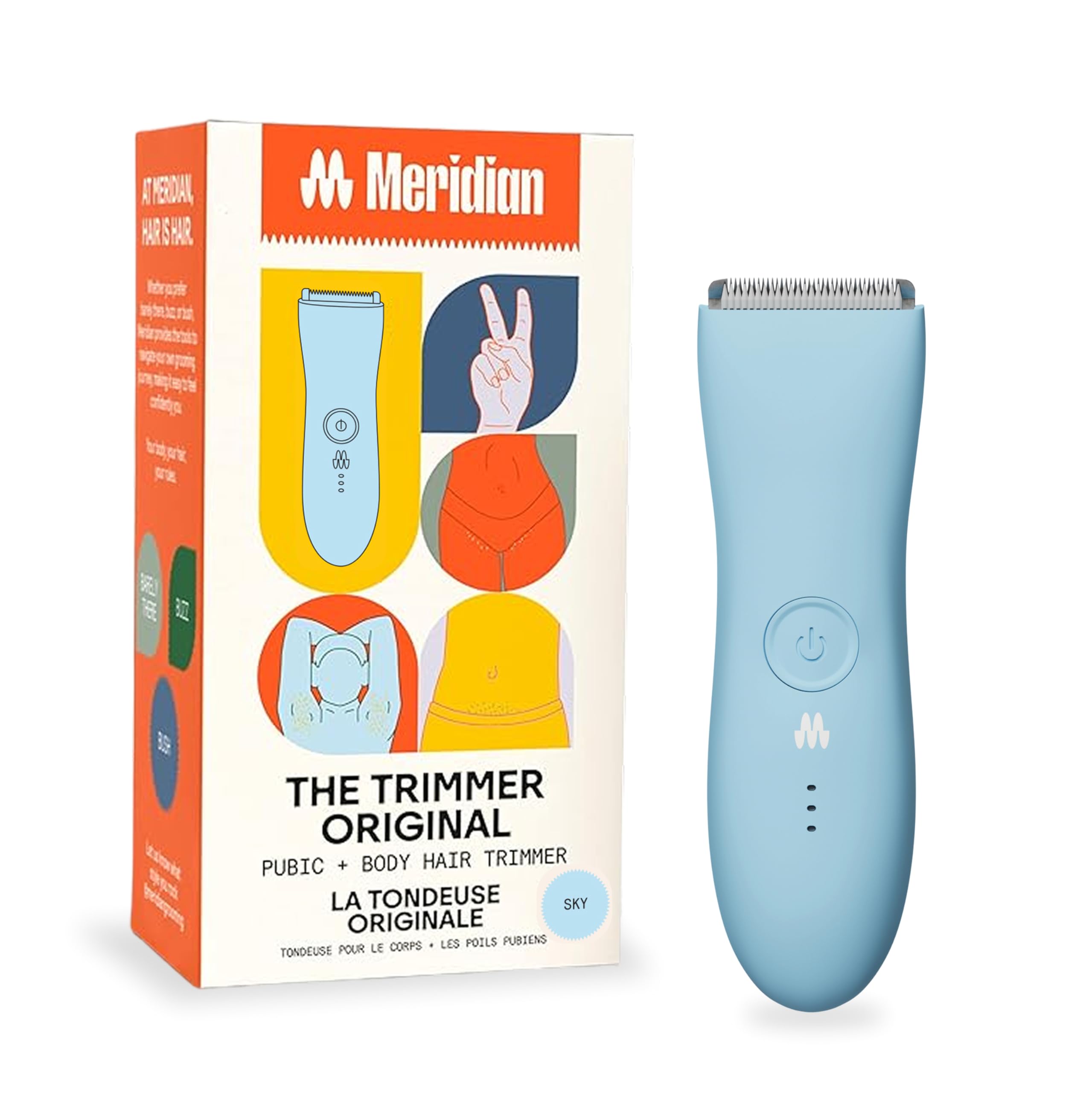 MERIDIAN The Trimmer Original main view highlights cordless grooming flexibility