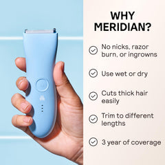 MERIDIAN The Trimmer Original side view shows compact travel-friendly design