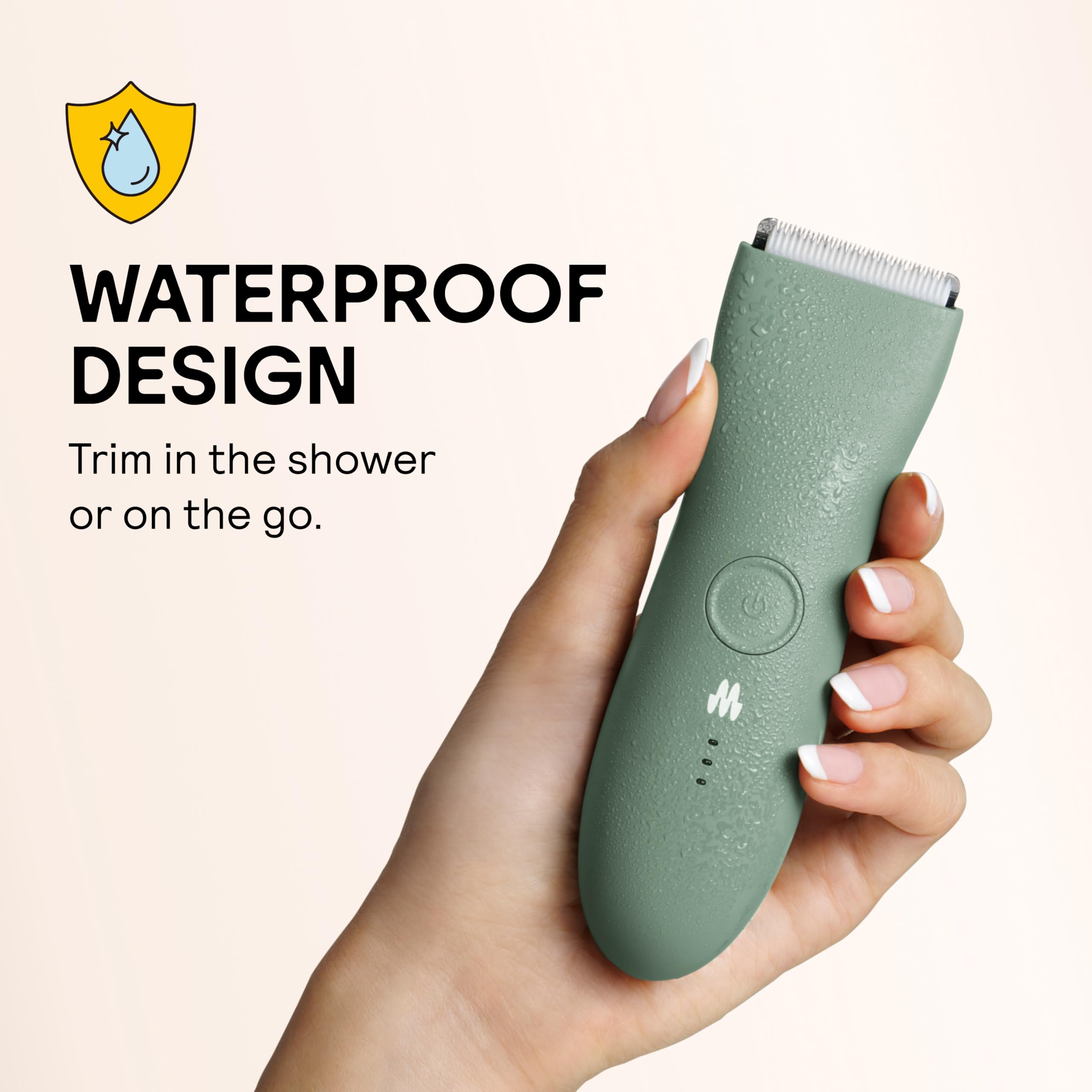 MERIDIAN The Trimmer Original USB charger enables cordless, convenient grooming anywhere.