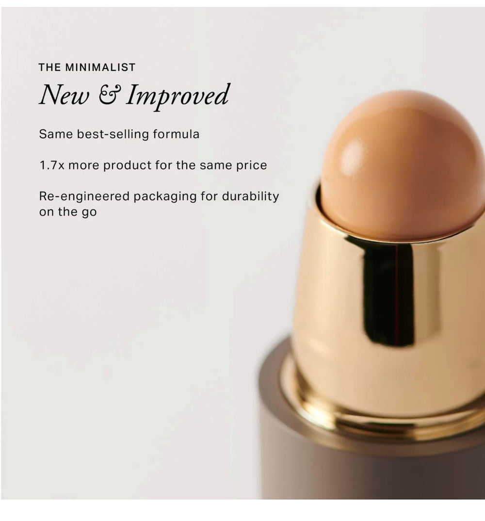 Merit Minimalist Camel dual-use stick for foundation and concealer.