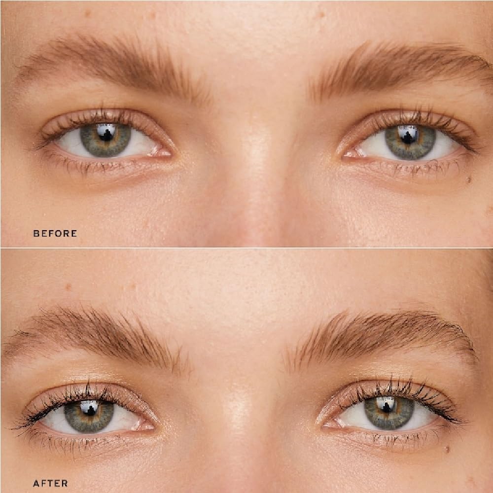 Merit Rice Bran Wax illustration demonstrates lash structure and length support.