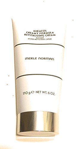 Merle Norman Miracol Creamy Formula Revitalizing Mask shows creamy texture reducing the appearance of pores