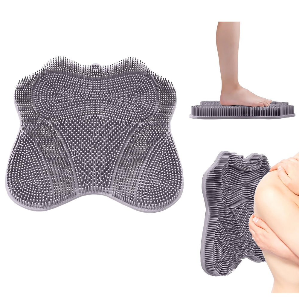 Merleu Show Foot Scrubber Mat butterfly-design for full-back contact and cleansing