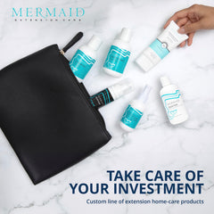 Mermaid Extension Care brush on wigs and extensions enables quick, gentle maintenance