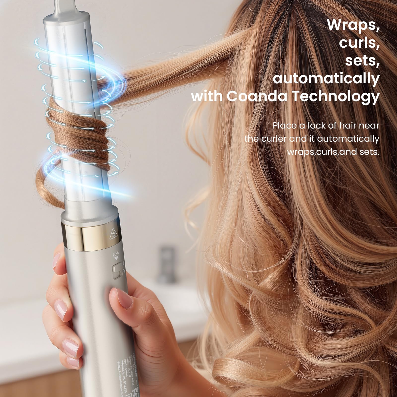 MESCOMB 110000rpm motor delivers fast drying with hair protection.