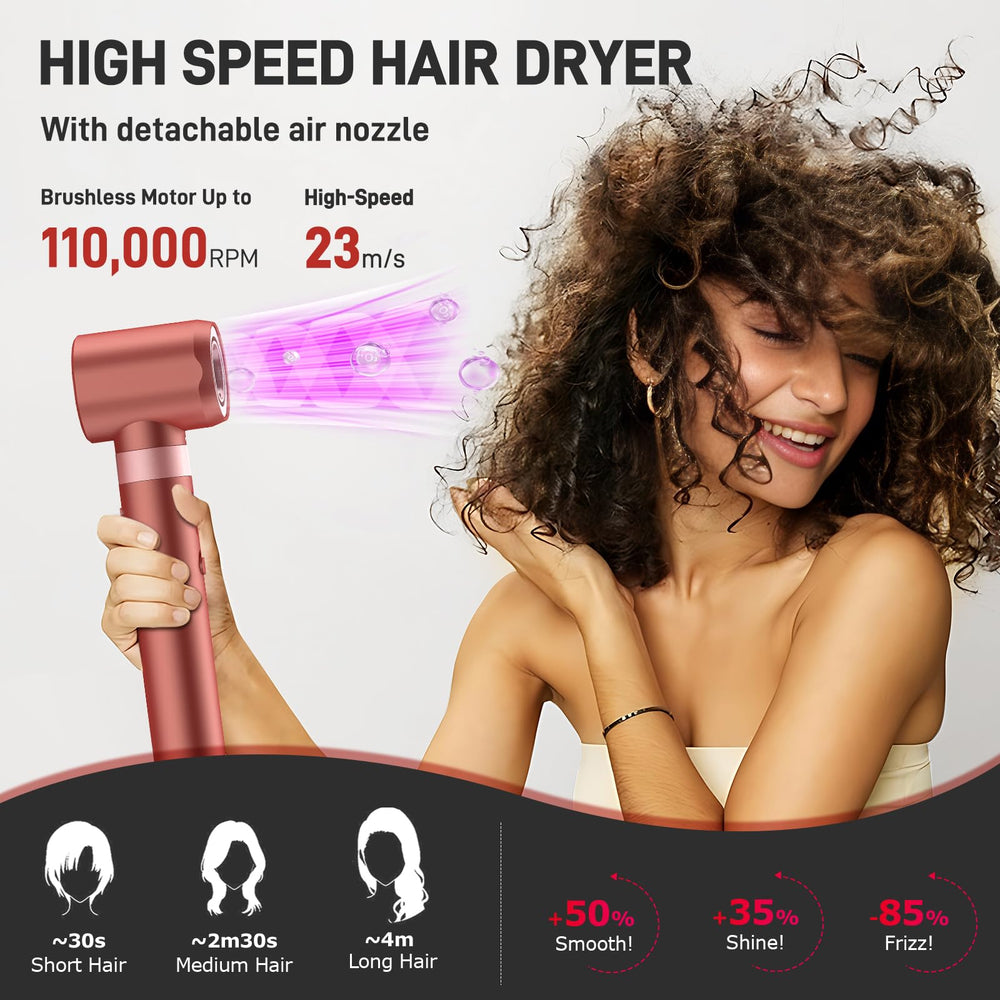 MESCOMB 5-in-1 oval volumizing brush adds lift and smoothness.