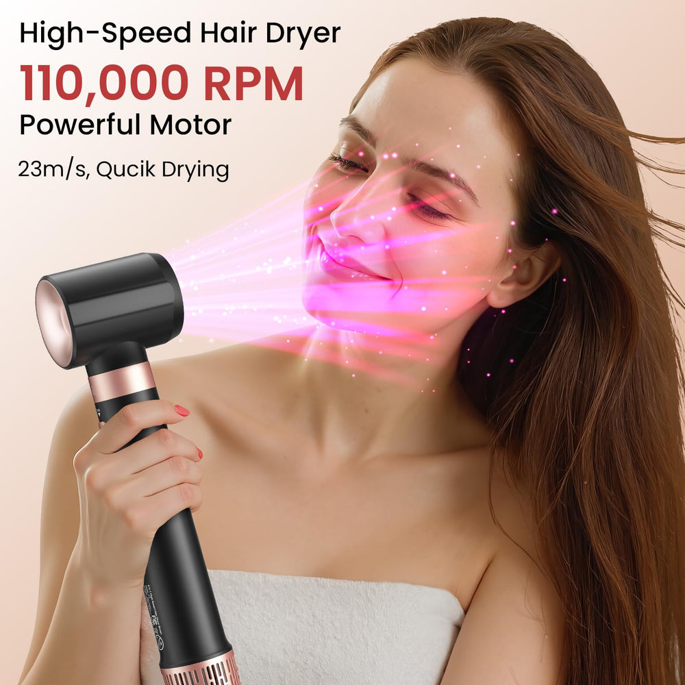 MESCOMB Coanda airflow technology for controlled styling and reduced frizz.