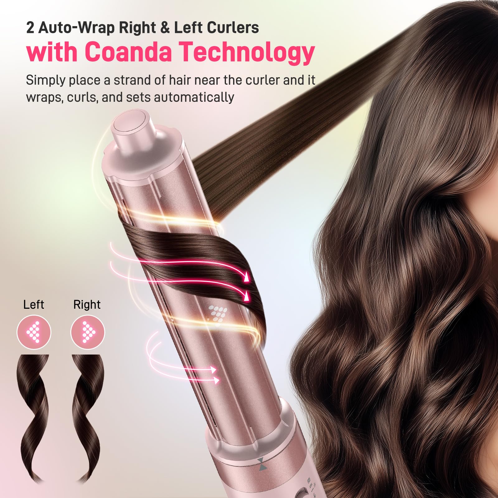 MESCOMB cold-shot feature locks in style without heavy heat.