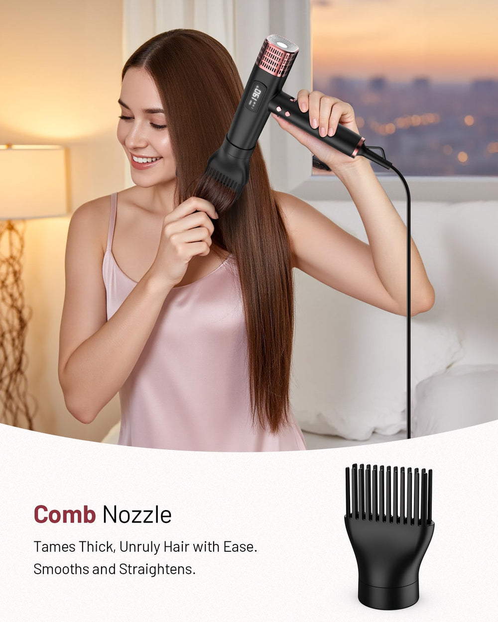 MESCOMB lightweight design for effortless handling