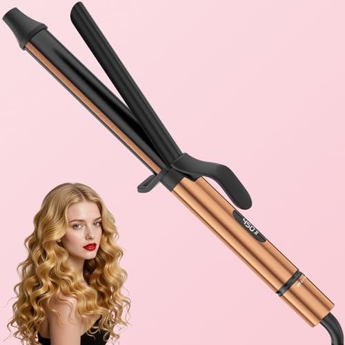 MESCOMB long-barrel curling iron with 1.25-inch barrel for quick, voluminous curls