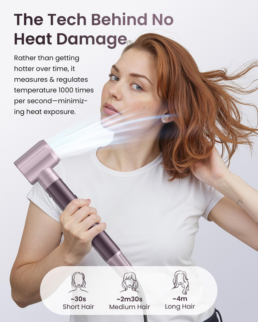 MESCOMB no heat-damage sensors maintain safe, steady heat.