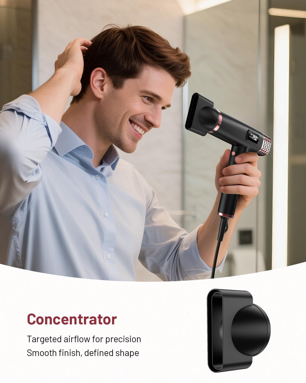 MESCOMB smart heat and airflow memory tailors styling