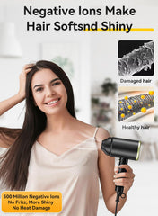 MESHEEN hair dryer compact-design emphasizes light weight and easy storage