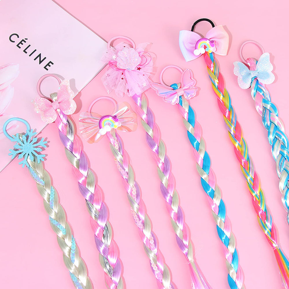 Messen party cosplay-ready braids highlight vibrant color for costumes.