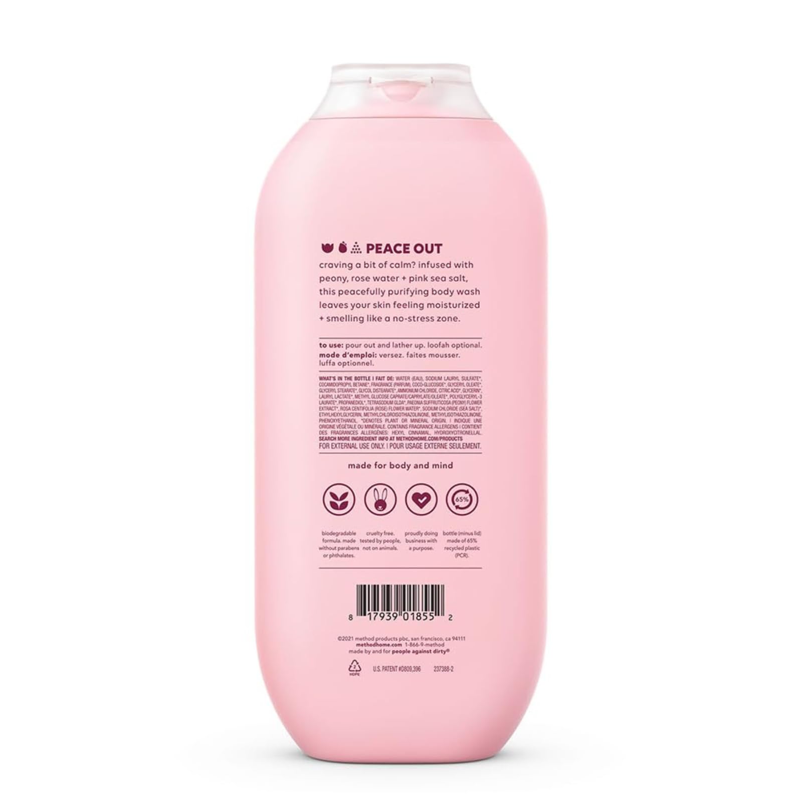 Berry Balance close-up of berries highlights antioxidant-rich extracts and lush scent.