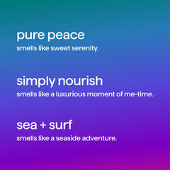 Method Body Wash Gift Set Sea + Surf bottle, 3.4 oz, crisp nautical notes.