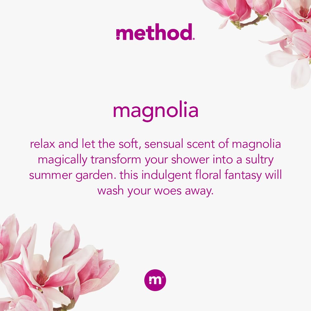 Method Magnolia soft-skin after wash reveals hydrated, smooth skin.