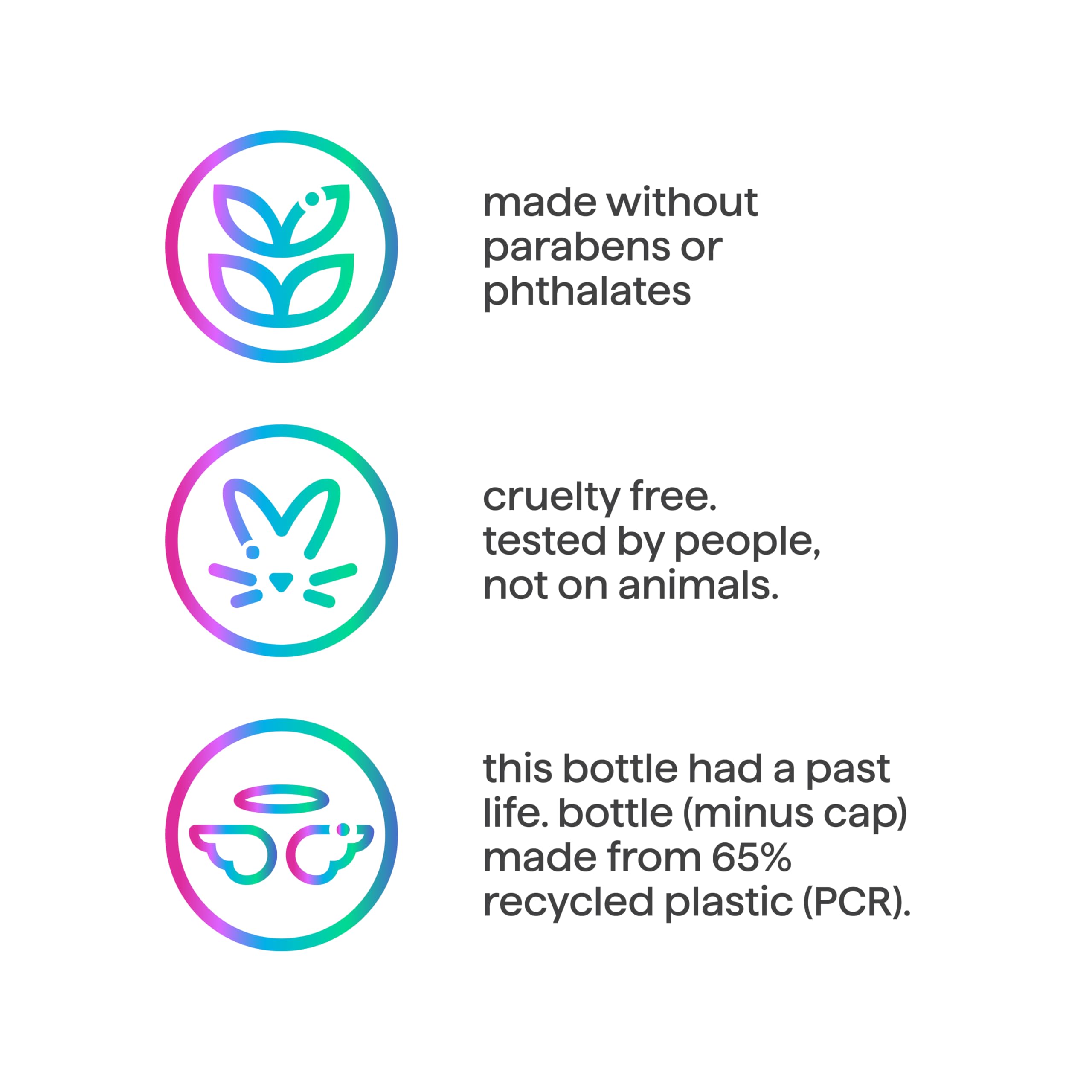 Method Pure Peace cruelty-free icon on packaging.