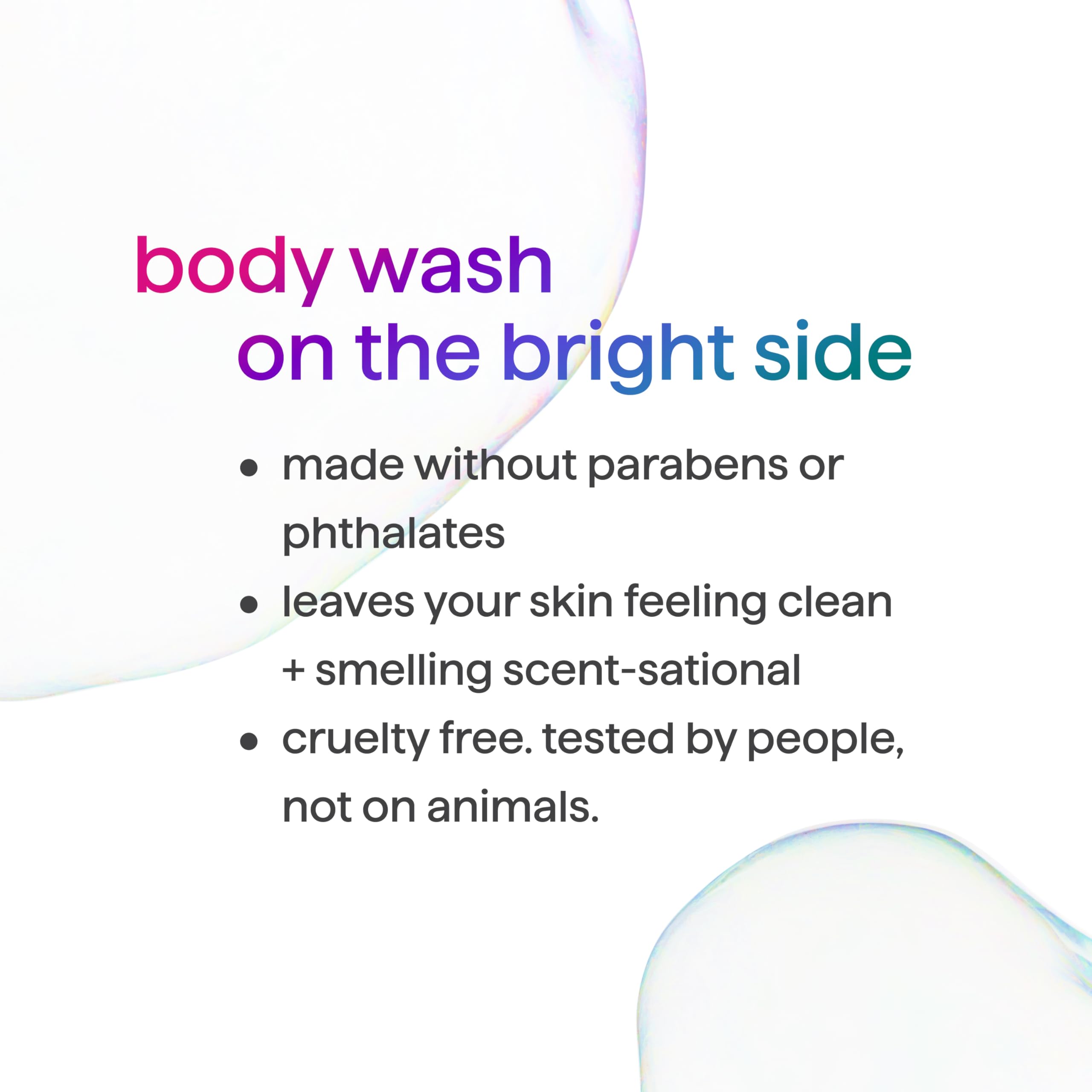 Method Pure Peace label close-up shows paraben- and phthalate-free formula.